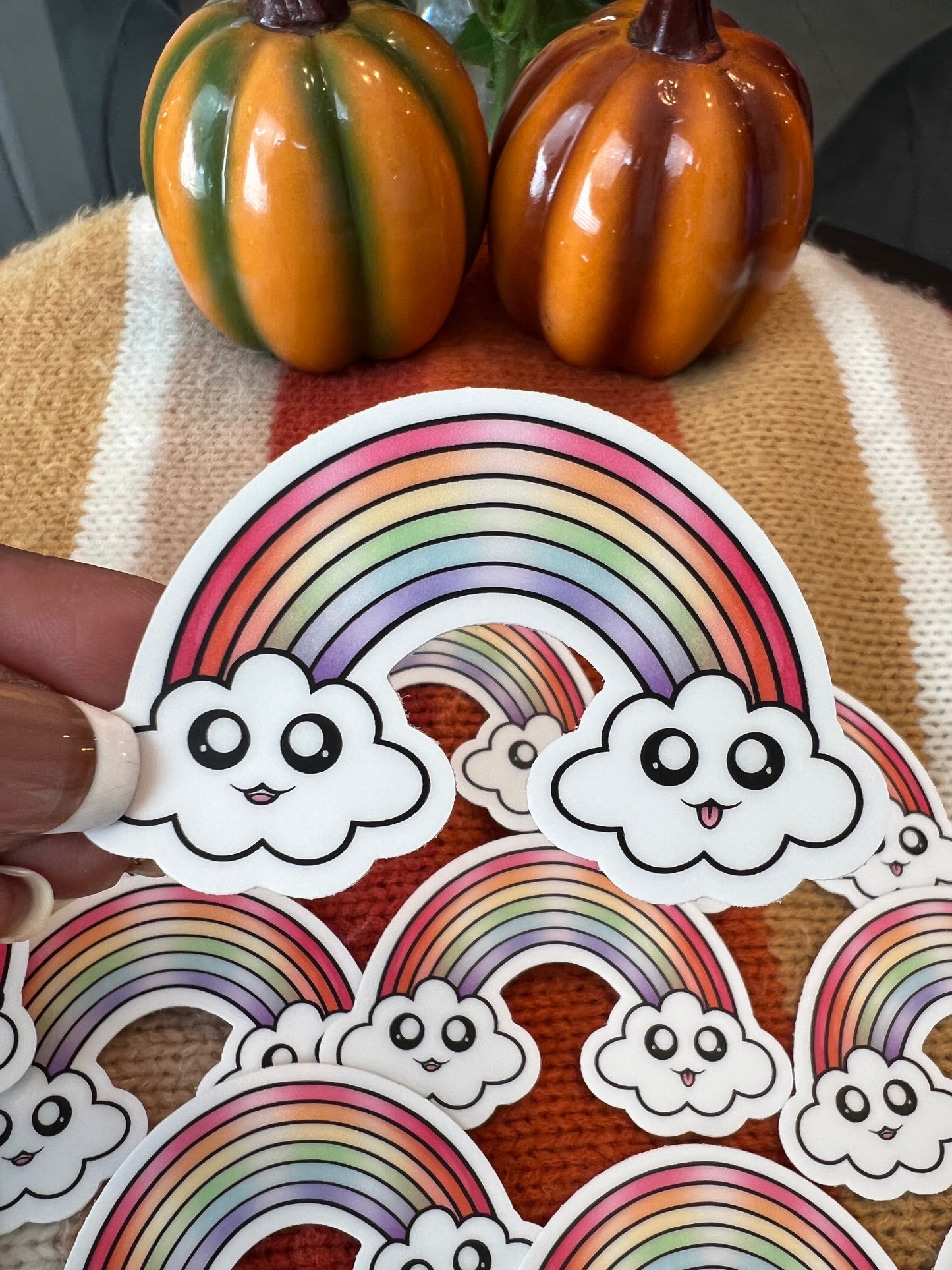 1 Friendly Halloween Rainbow Sticker