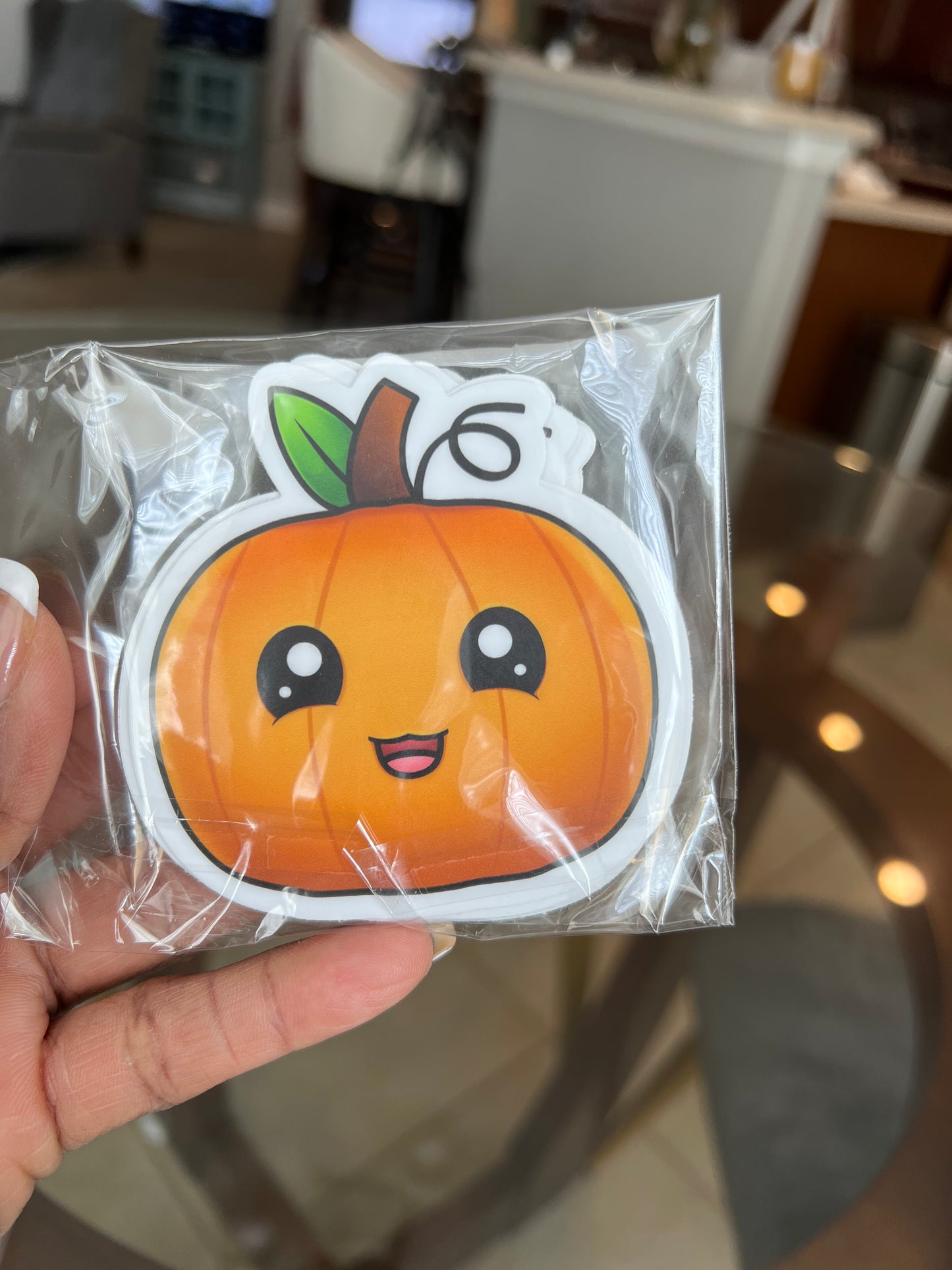1 Friendly Pumpkin Halloween Sticker
