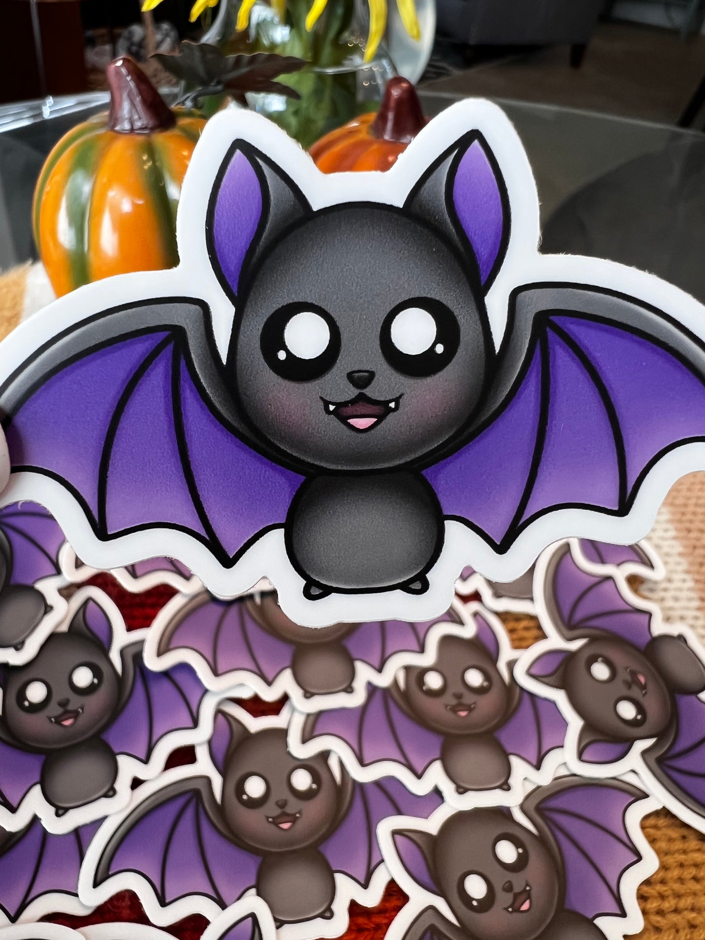 1 Friendly Halloween Bat Sticker