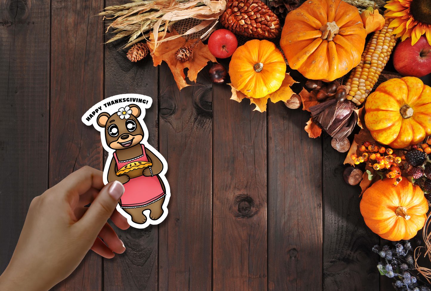 Thankful Collection - Family Sticker Sheet + All 7 Individual Character Stickers