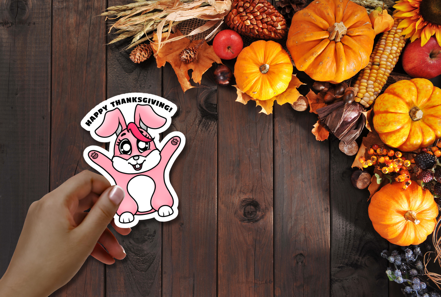 Thankful Collection - Family Sticker Sheet + All 7 Individual Character Stickers