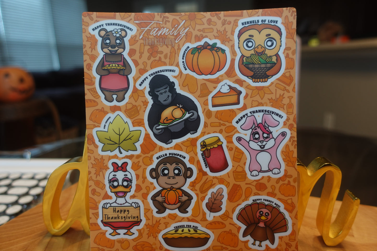 Thankful Collection - 1 Family Sticker Sheet