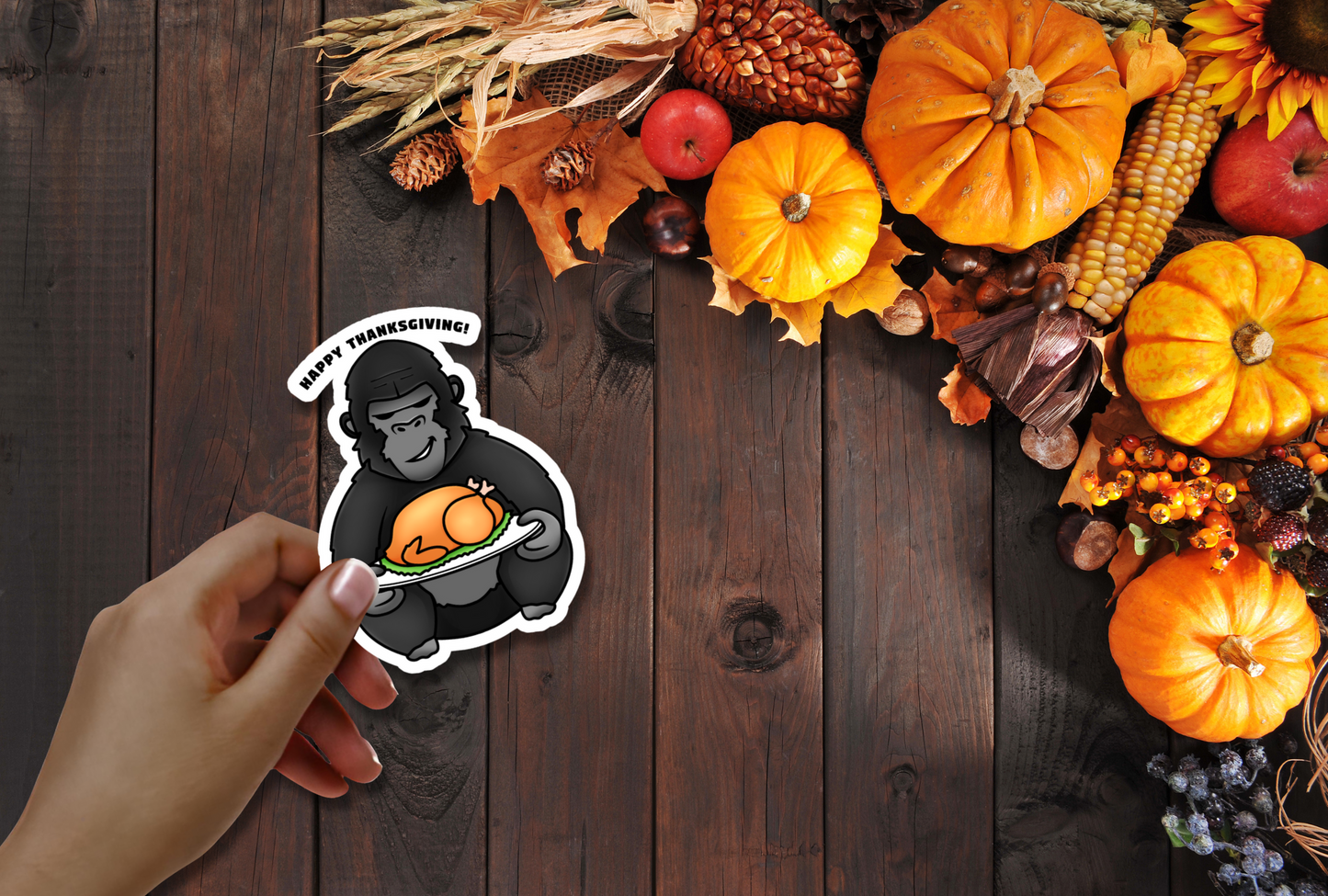 Thankful Collection - Family Sticker Sheet + All 7 Individual Character Stickers