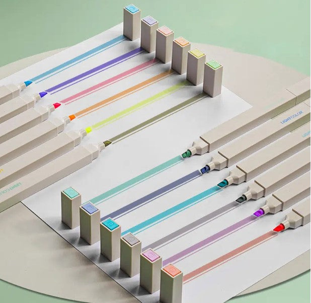 Highlighters - 6pc Double-End Markers