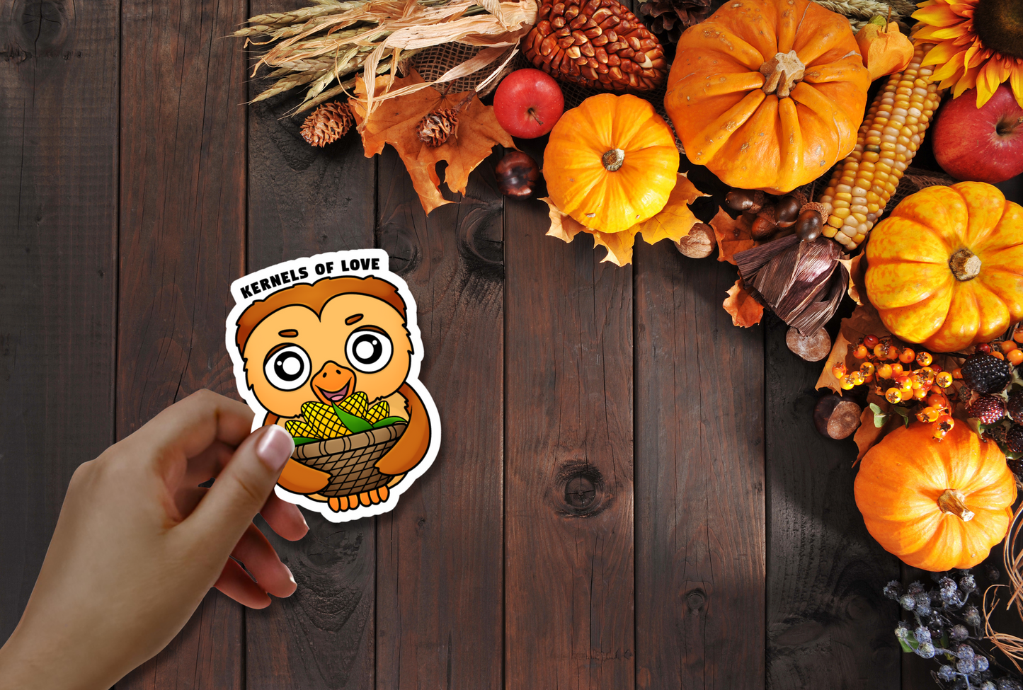Thankful Collection - Family Sticker Sheet + All 7 Individual Character Stickers