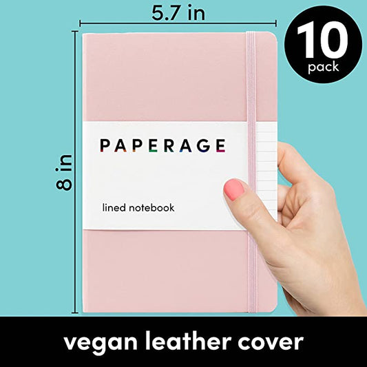 Pink PAPERAGE Lined Journal Notebook