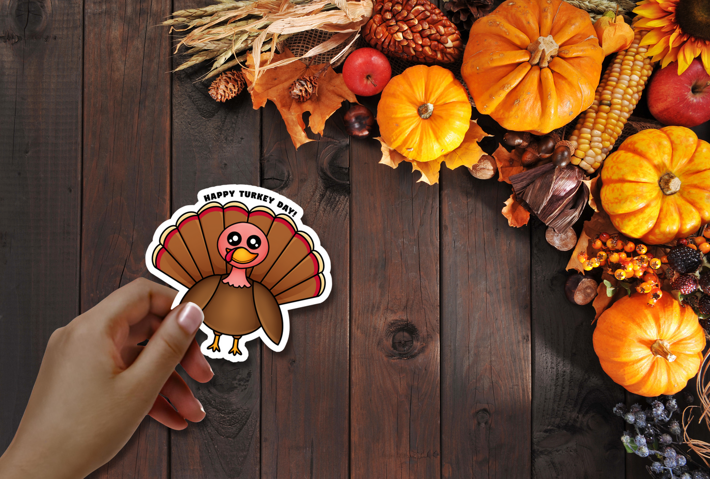 Thankful Collection - Family Sticker Sheet + All 7 Individual Character Stickers