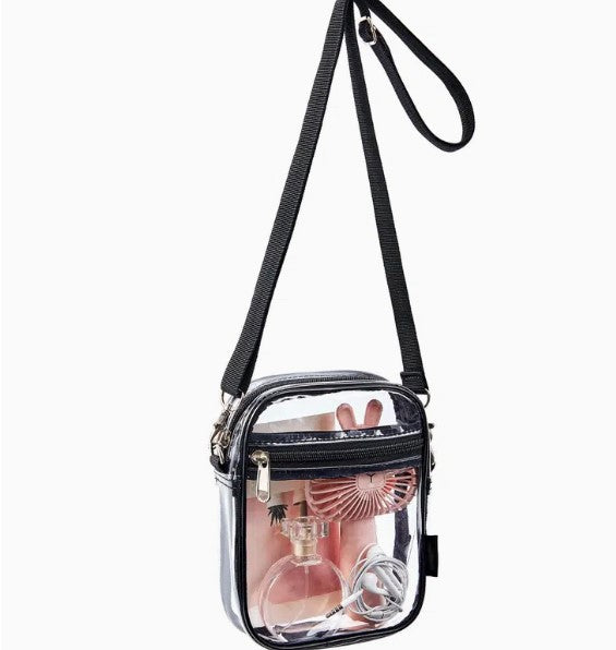 Clear Travel Purse - Clear Crossbody Bag