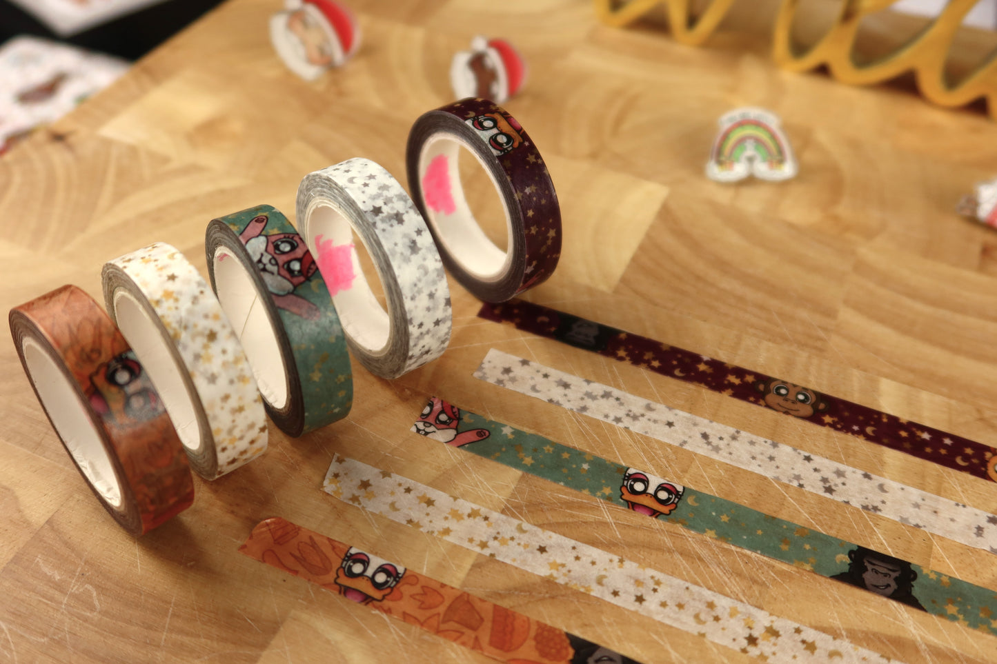 Washi Tape - Family Holiday - 5 Rolls