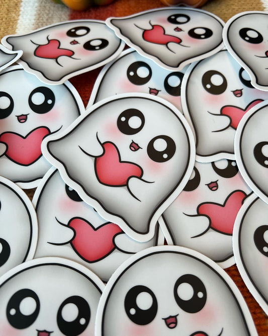 1 Friendly Halloween Ghost Sticker