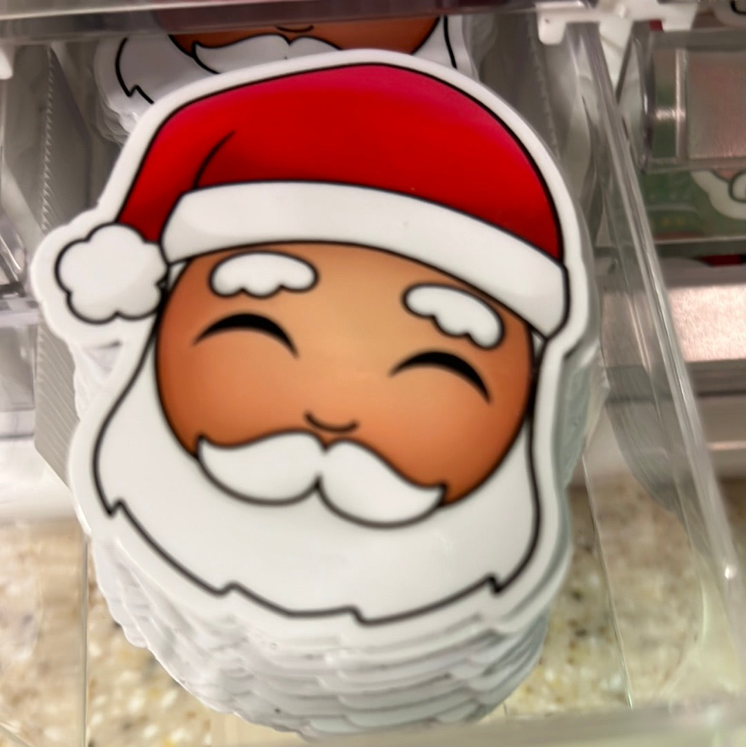 1 Individual Sticker - Happy Santa