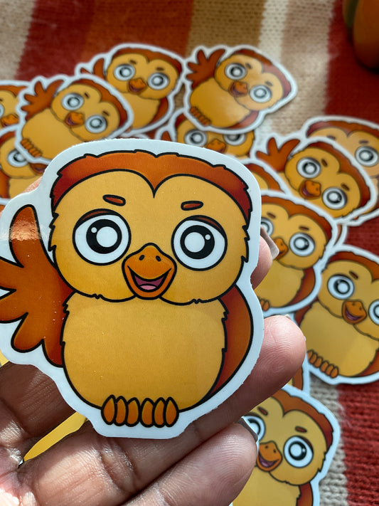 1 Individual Sticker - Lil Bro - Owl Pooty