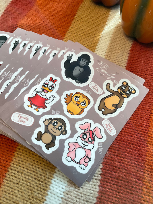 The Family - 1 Sticker Sheet