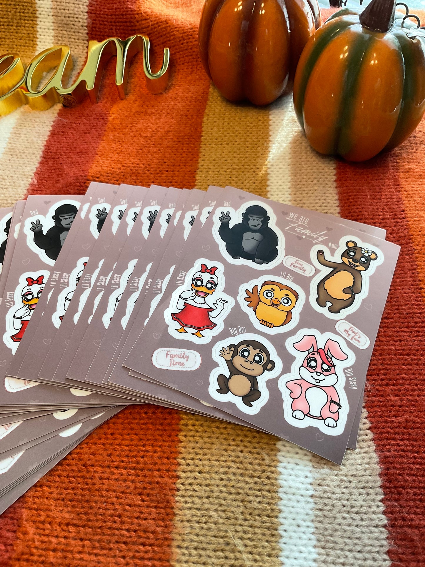 The Family - 1 Sticker Sheet