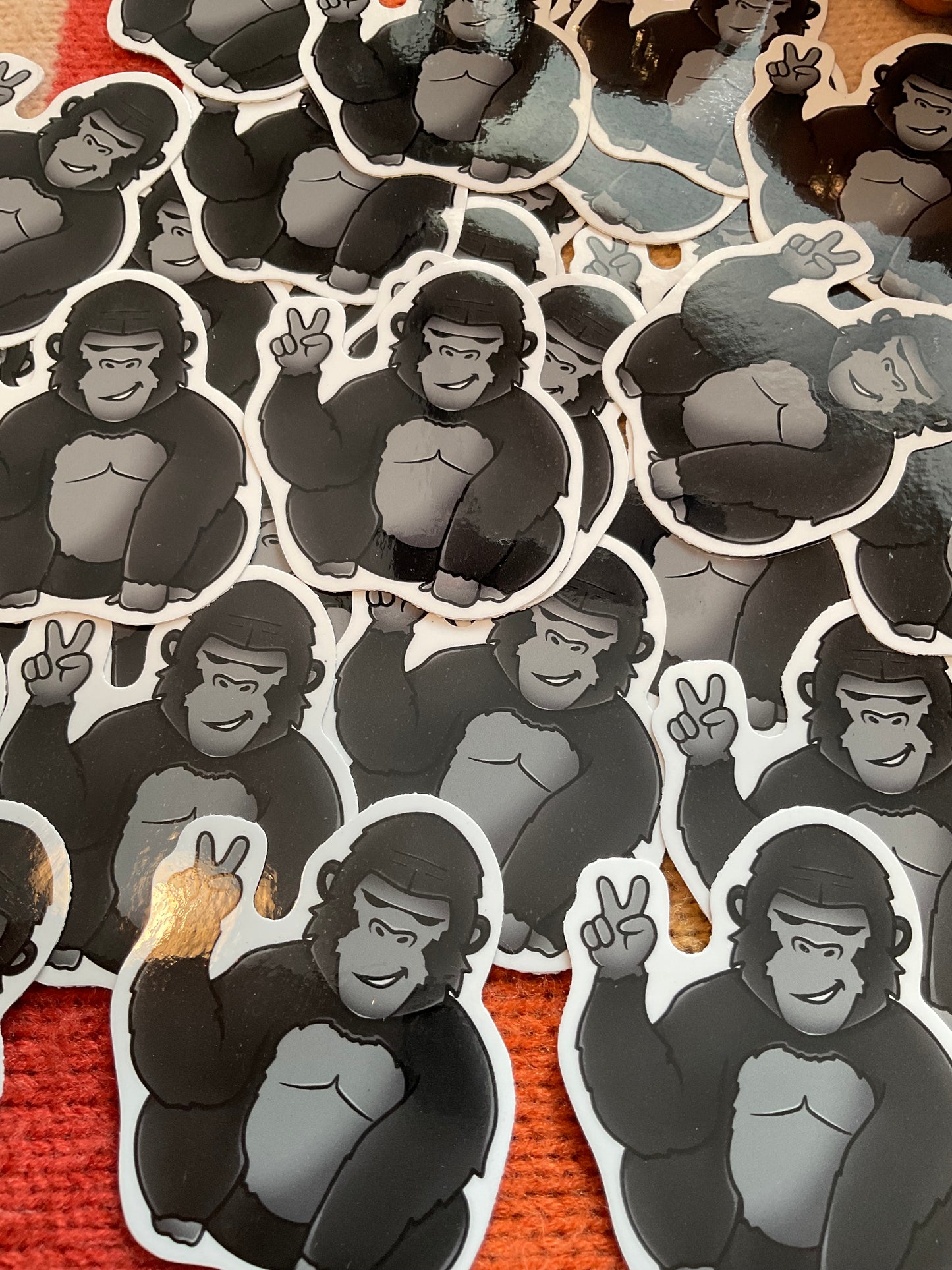 1 Individual Sticker - Dad - Gorilla Zeek