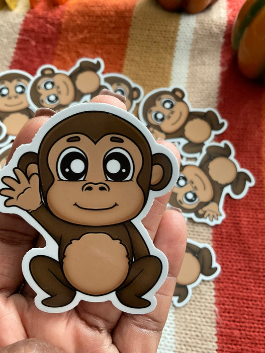 1 Individual Sticker - Big Bro - Monkey Junior